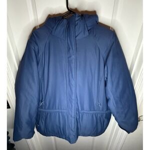 L.L. Bean Women's Goose Down Blue Gore-Tex Coat Jacket Parka Size XL Petite NWOT
